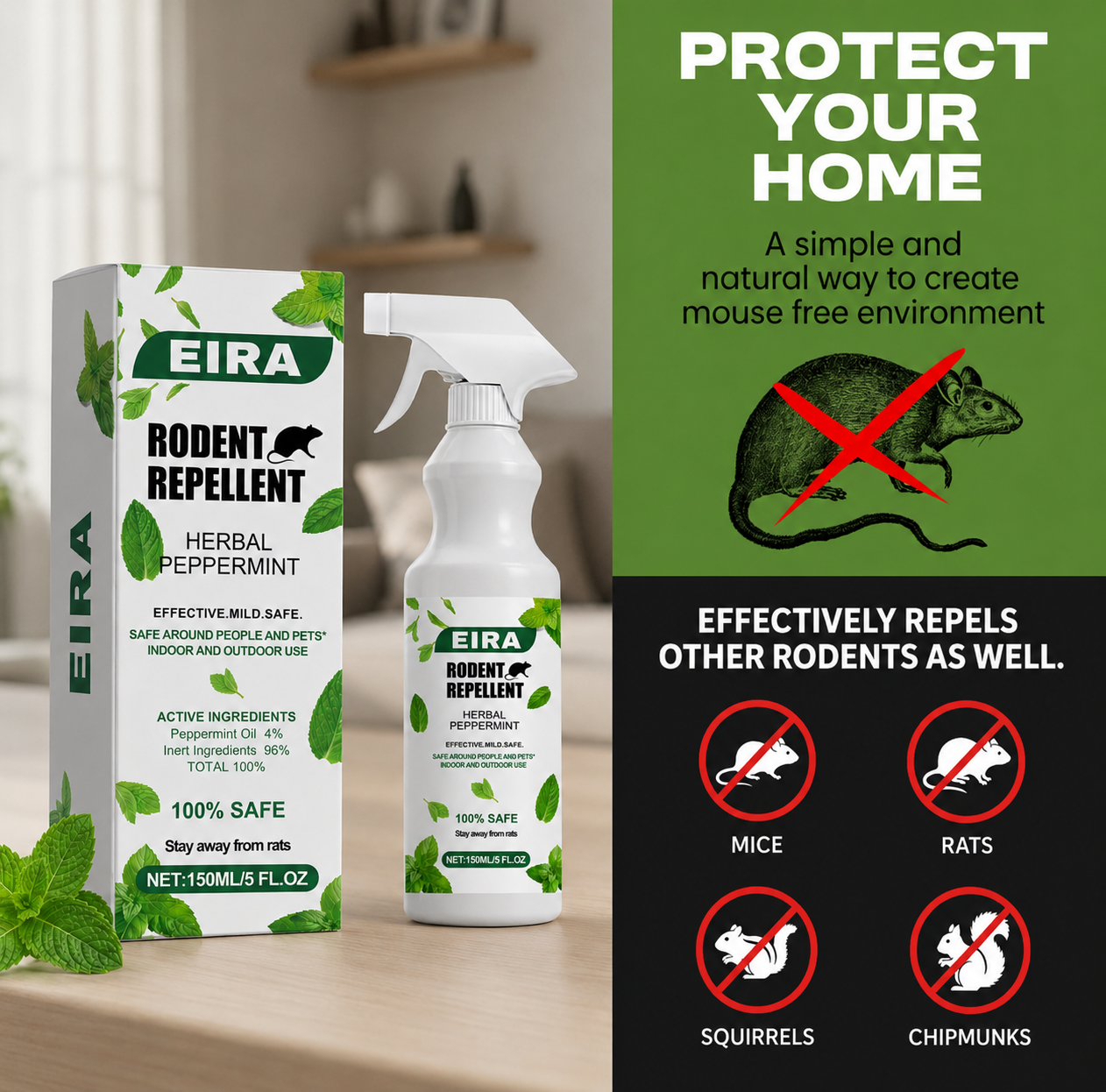 EIRA Rodent Repellent Spray™